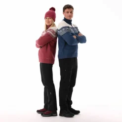 Herren-Sweatshirt mit halbem Reißverschluss in Wooltech