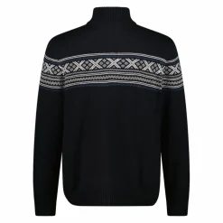 Herren-Sweatshirt mit halbem Reißverschluss in Wooltech