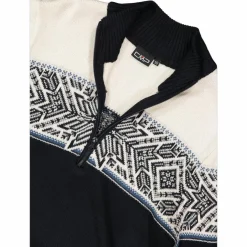 Herren-Sweatshirt mit halbem Reißverschluss in Wooltech