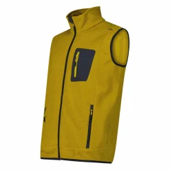 Herrenweste aus schweres Knit-Tech Fleece mit hitzeversiegelter Tasche