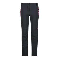 Hose für Mädchen aus Softshell Slim Fit mit weiten Beinabschlüssen