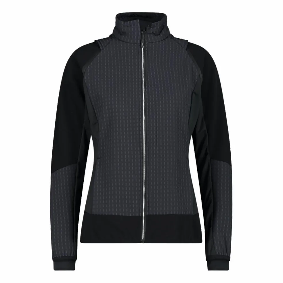 Hybride Damenjacke mit abnehmbaren ärmeln