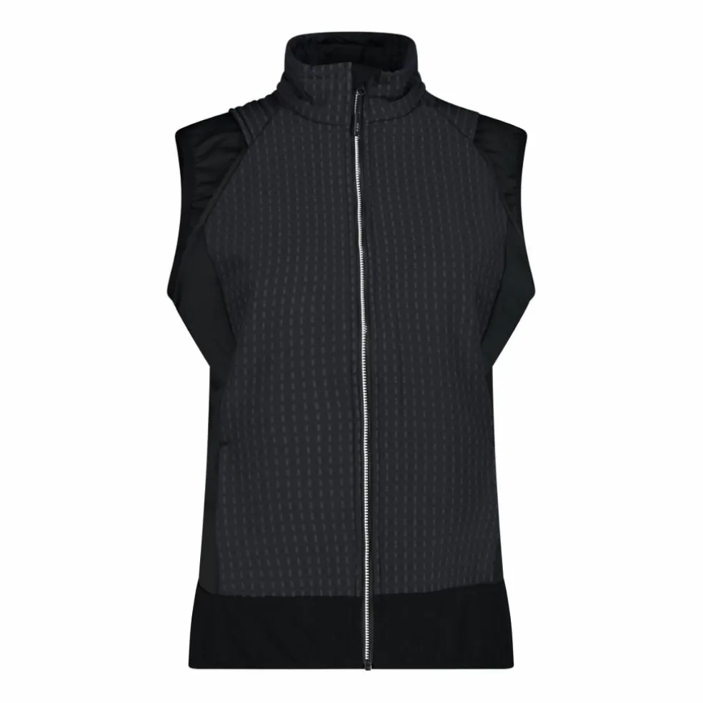 Hybride Damenjacke mit abnehmbaren ärmeln