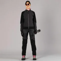 Hybride Damenjacke mit abnehmbaren ärmeln