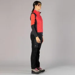 Hybride Damenjacke mit abnehmbaren ärmeln