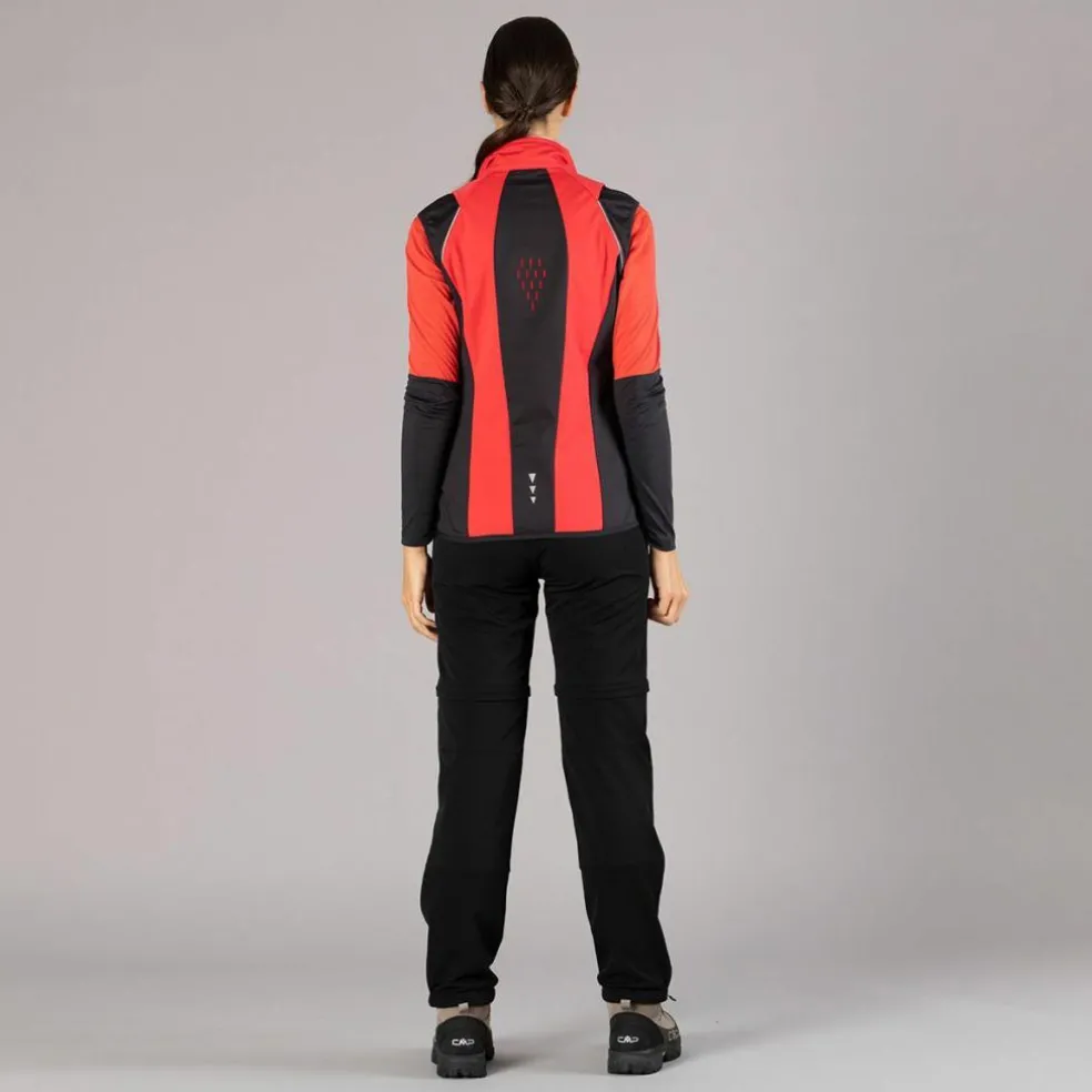 Hybride Damenjacke mit abnehmbaren ärmeln