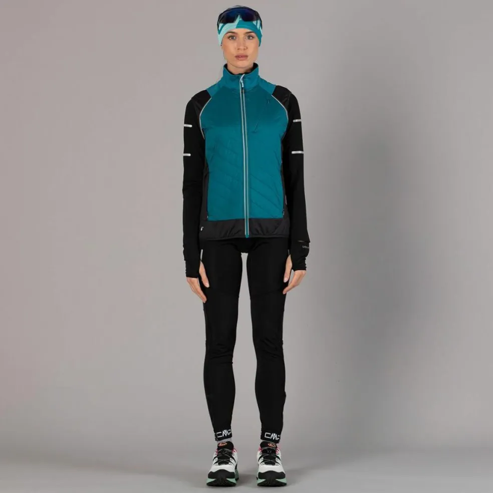 Hybride Damenjacke mit abnehmbaren ärmeln