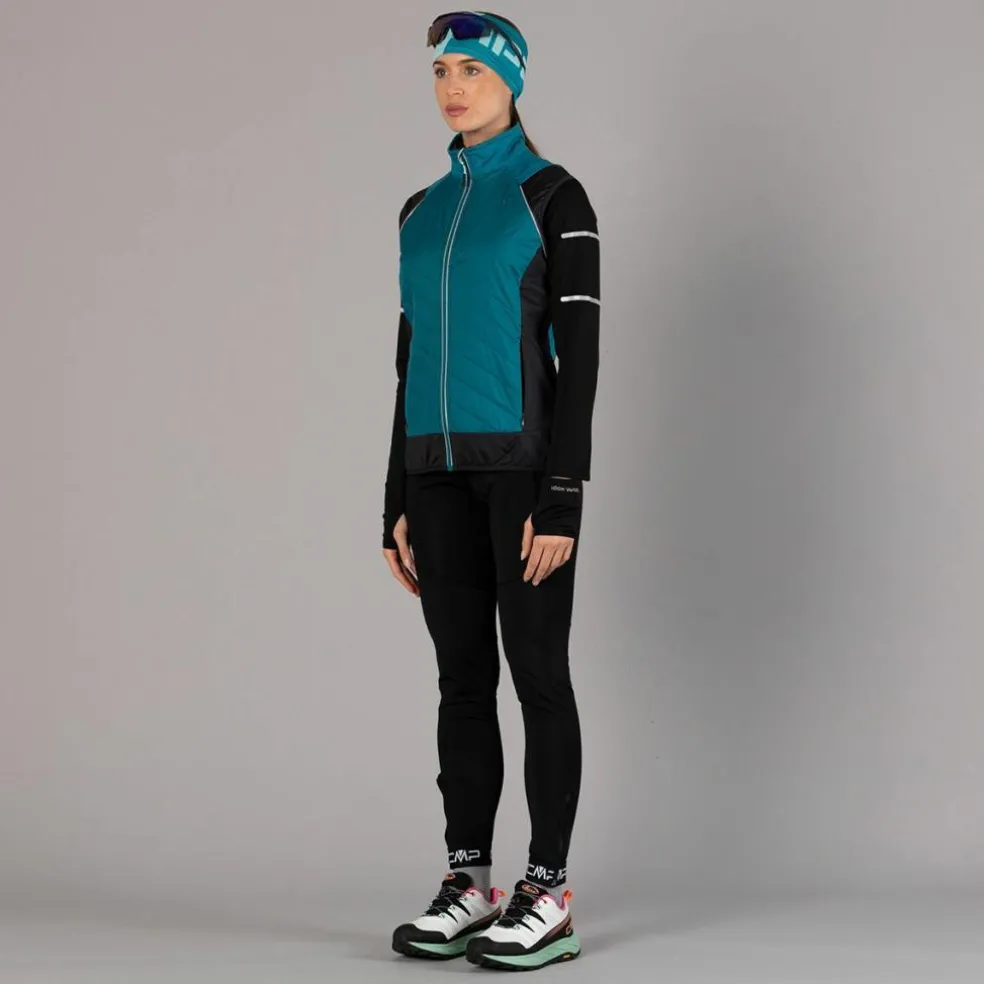 Hybride Damenjacke mit abnehmbaren ärmeln