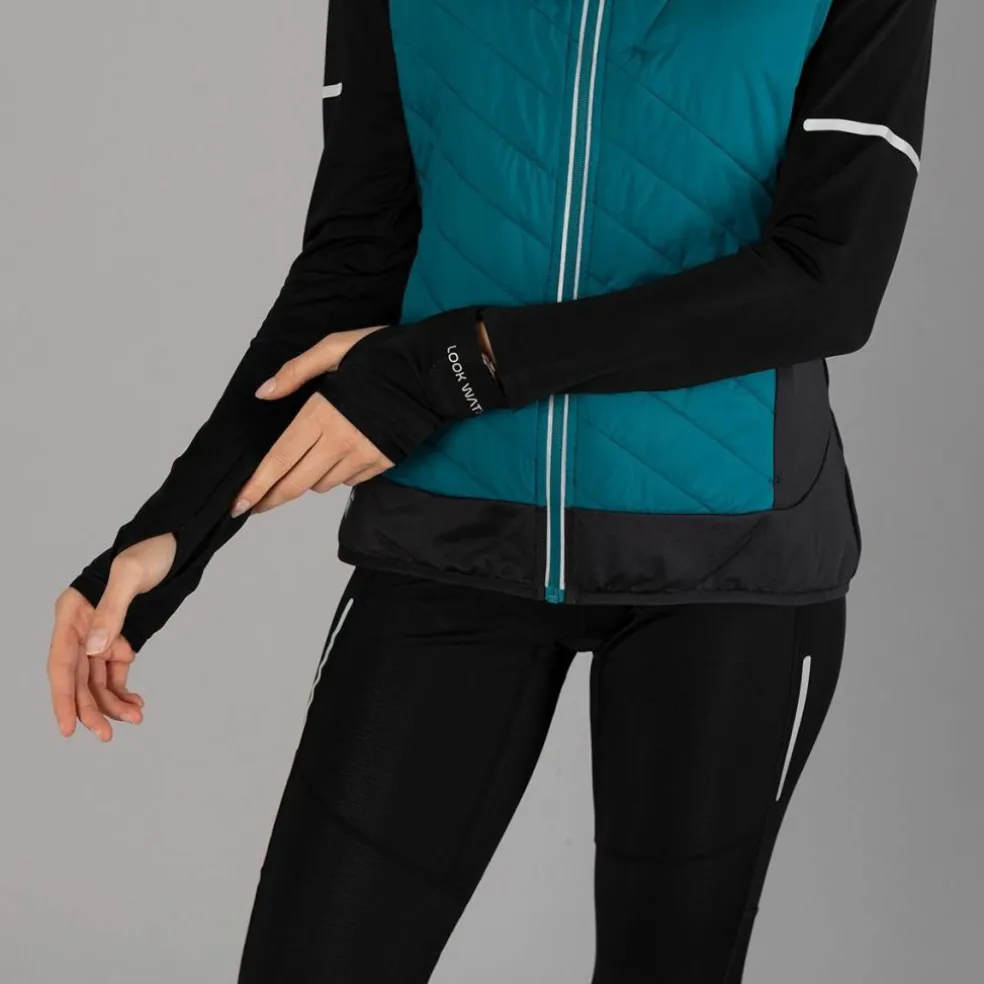 Hybride Damenjacke mit abnehmbaren ärmeln