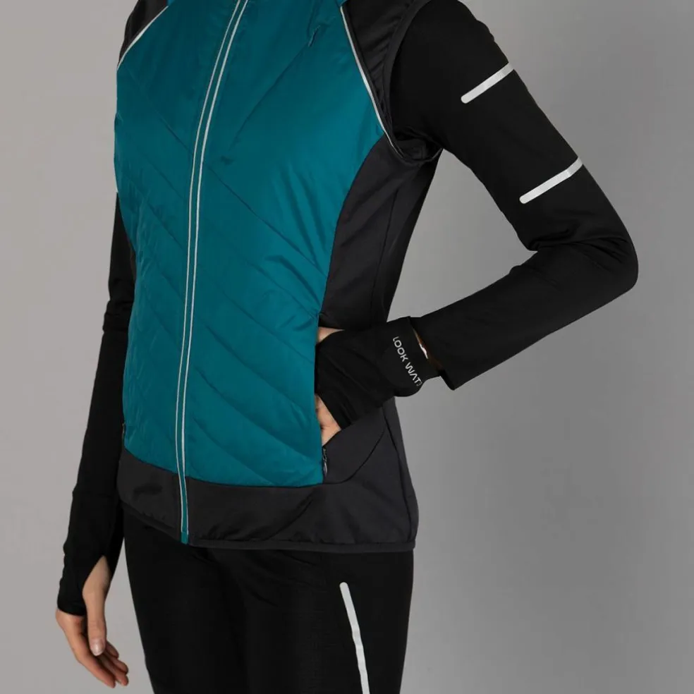 Hybride Damenjacke mit abnehmbaren ärmeln