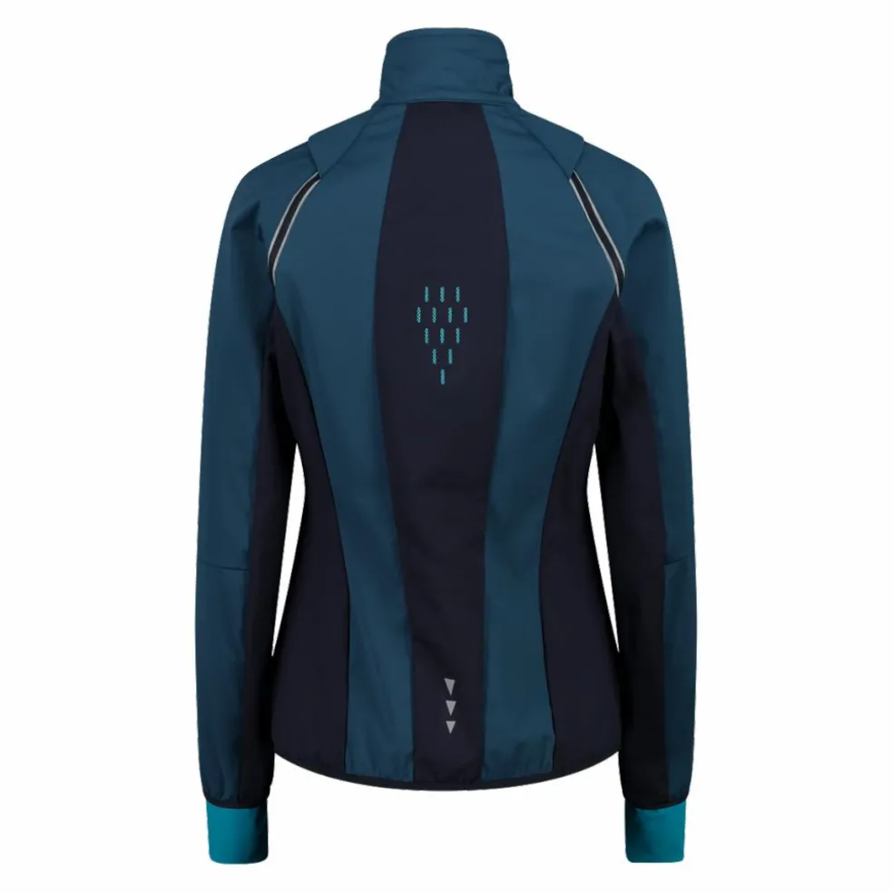 Hybride Damenjacke mit abnehmbaren ärmeln