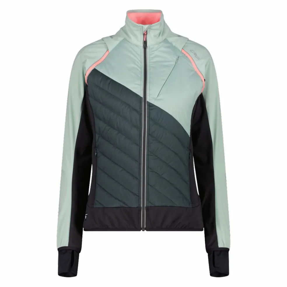 Hybride Damenjacke mit abnehmbaren ärmeln