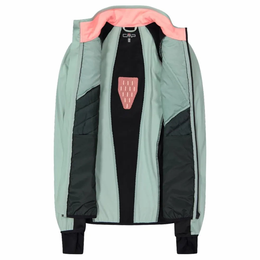 Hybride Damenjacke mit abnehmbaren ärmeln