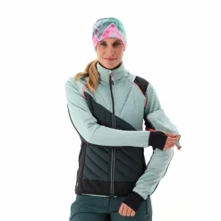 Hybride Damenjacke mit abnehmbaren ärmeln