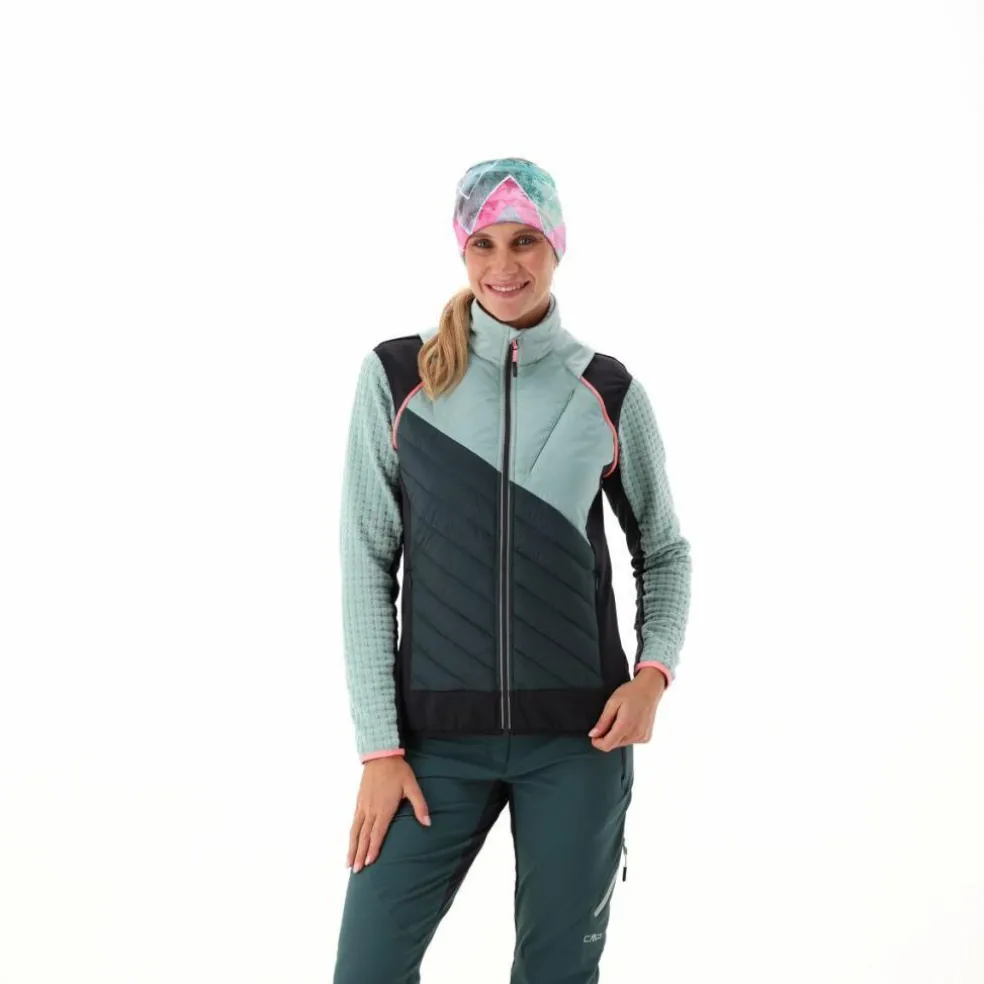 Hybride Damenjacke mit abnehmbaren ärmeln