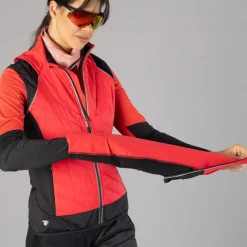 Hybride Damenjacke mit abnehmbaren ärmeln