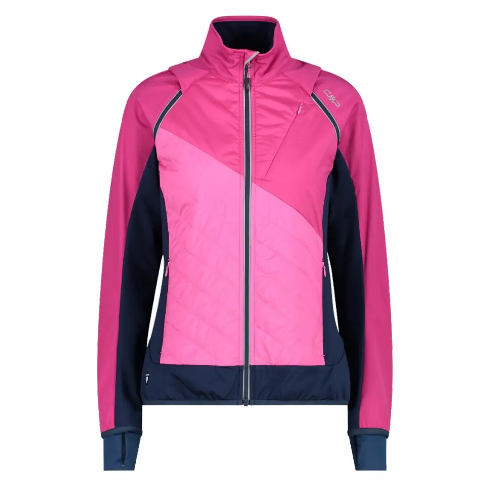 Hybride Damenjacke mit abnehmbaren ärmeln