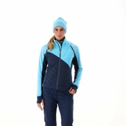 Hybride Damenjacke mit abnehmbaren ärmeln