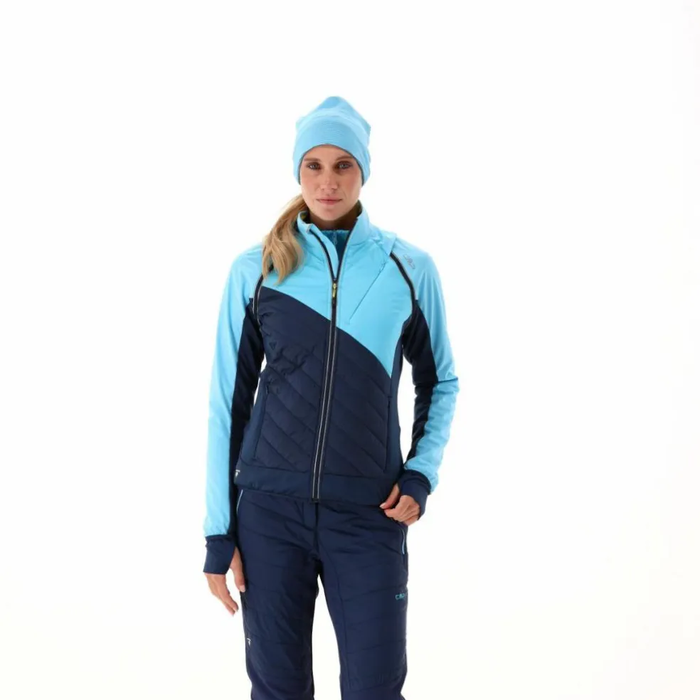 Hybride Damenjacke mit abnehmbaren ärmeln