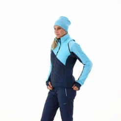 Hybride Damenjacke mit abnehmbaren ärmeln