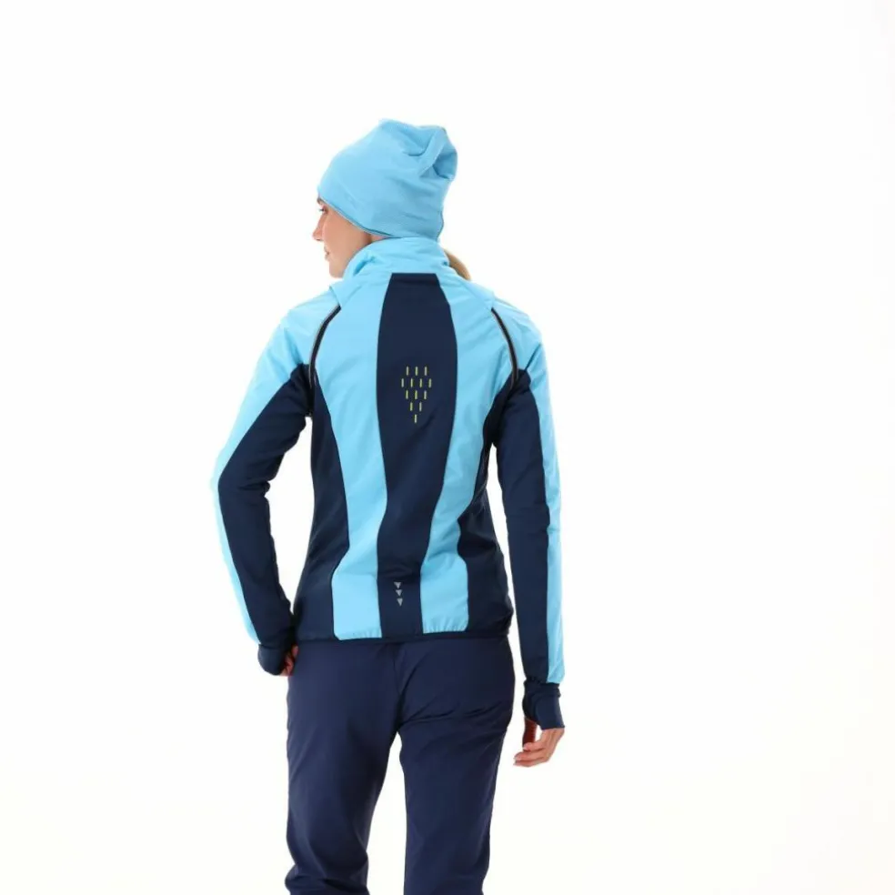 Hybride Damenjacke mit abnehmbaren ärmeln