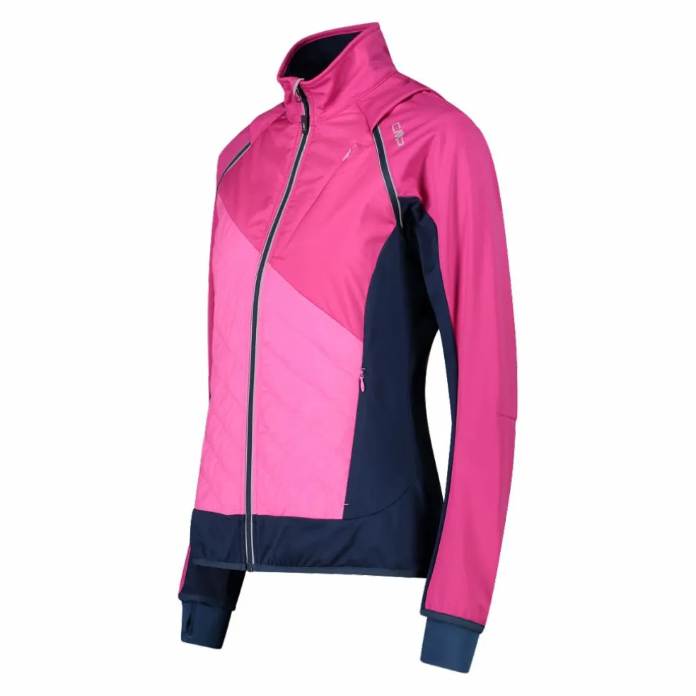 Hybride Damenjacke mit abnehmbaren ärmeln