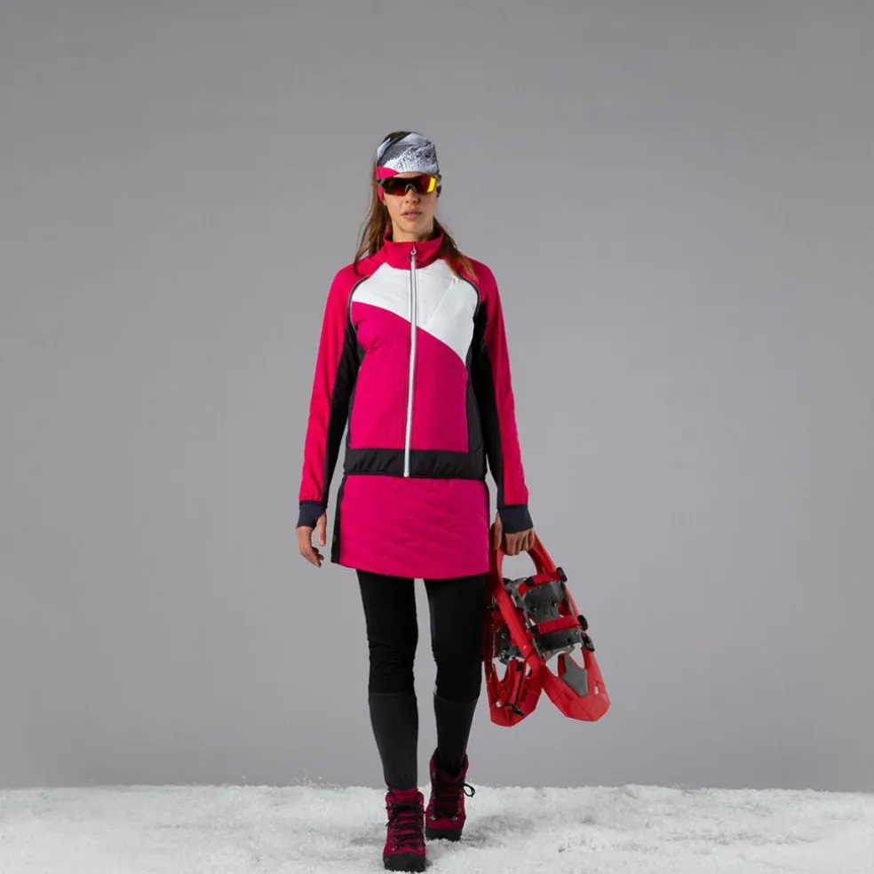 Hybride Damenjacke mit abnehmbaren ärmeln