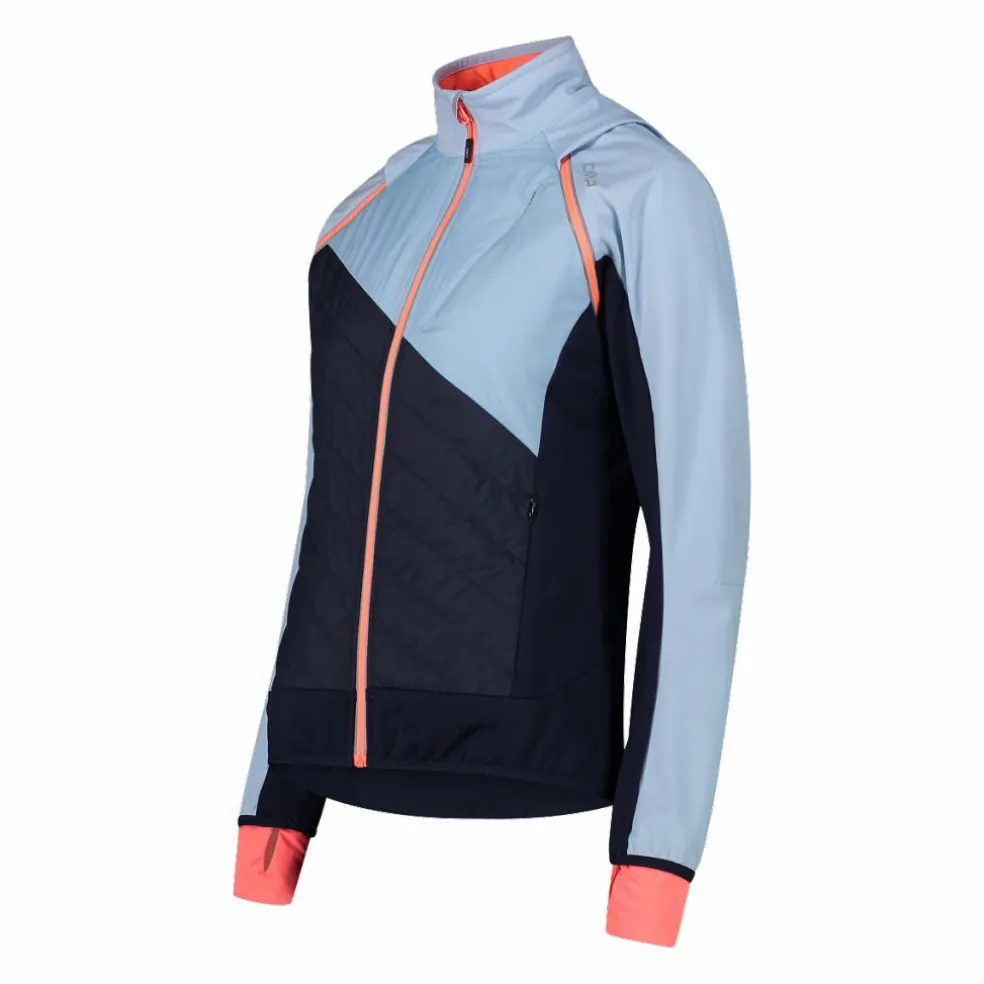 Hybride Damenjacke mit abnehmbaren ärmeln