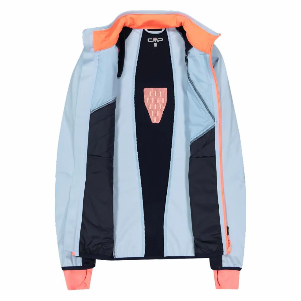 Hybride Damenjacke mit abnehmbaren ärmeln