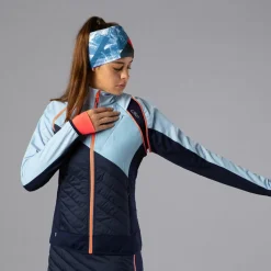 Hybride Damenjacke mit abnehmbaren ärmeln