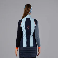 Hybride Damenjacke mit abnehmbaren ärmeln