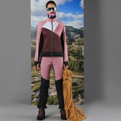 Hybride Damenjacke mit abnehmbaren ärmeln