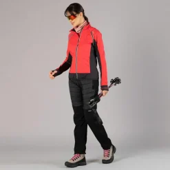 Hybride Damenjacke mit abnehmbaren ärmeln