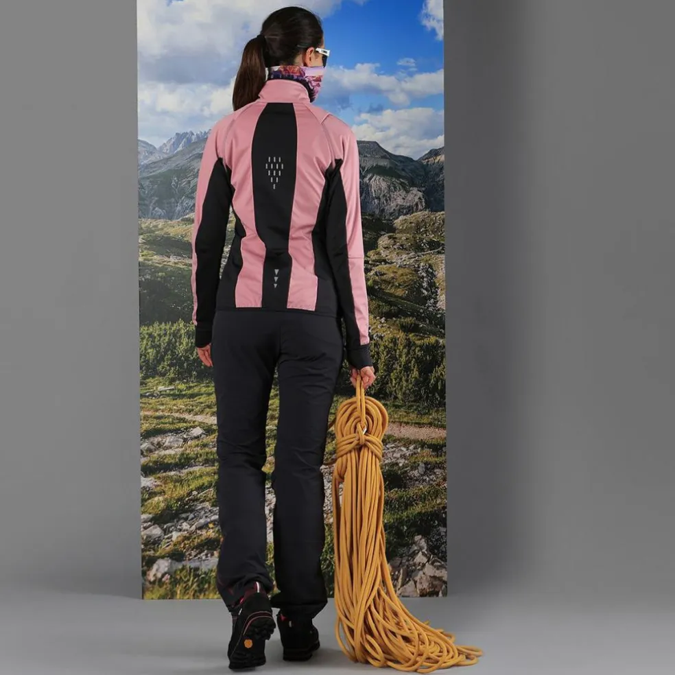 Hybride Damenjacke mit abnehmbaren ärmeln