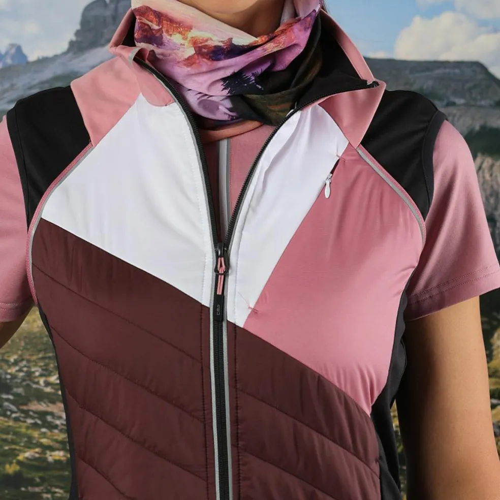 Hybride Damenjacke mit abnehmbaren ärmeln