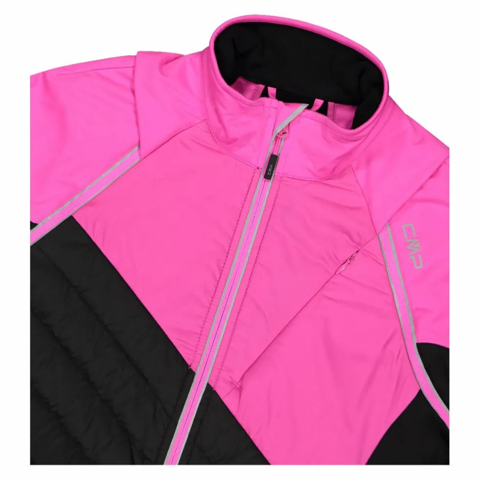 Hybride Damenjacke mit abnehmbaren ärmeln