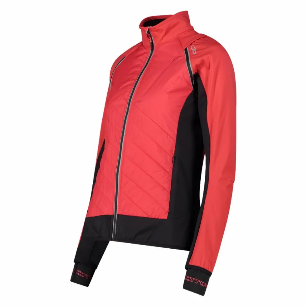 Hybride Damenjacke mit abnehmbaren ärmeln