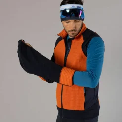 Hybride Herrenjacke Unlimitech mit abnehmbaren ärmeln
