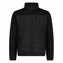 Hybrid-Fleecejacke für Herren aus Knit Tech Melange