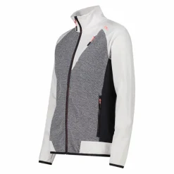 Hybrid-Fleecejacke mit Reißverschluss für Damen aus Knit Tech