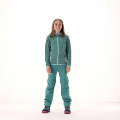 Jacke aus Knit Tech mit Kapuze für Jungen