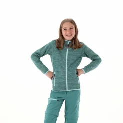 Jacke aus Knit Tech mit Kapuze für Jungen