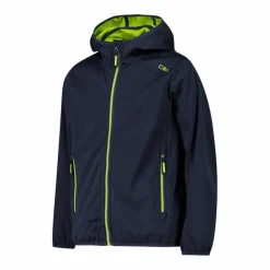 Jungen Jacke aus leichtem Softshell, mit Fix Hood
