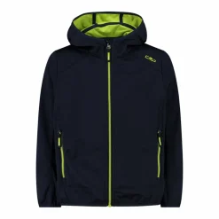 Jungen Jacke aus leichtem Softshell, mit Fix Hood