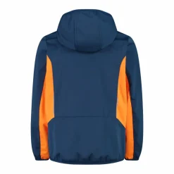 Jungen Jacke aus leichtem Softshell, mit Fix Hood