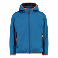 Jungen Jacke aus leichtem Softshell, mit Fix Hood