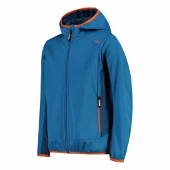 Jungen Jacke aus leichtem Softshell, mit Fix Hood