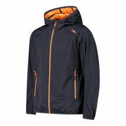 Jungen Jacke aus leichtem Softshell, mit Fix Hood