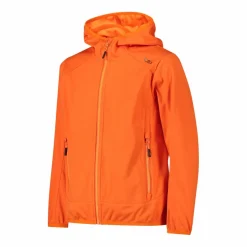 Jungen Jacke aus leichtem Softshell, mit Fix Hood