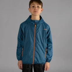 Jungen packable wasserdichte Jacke